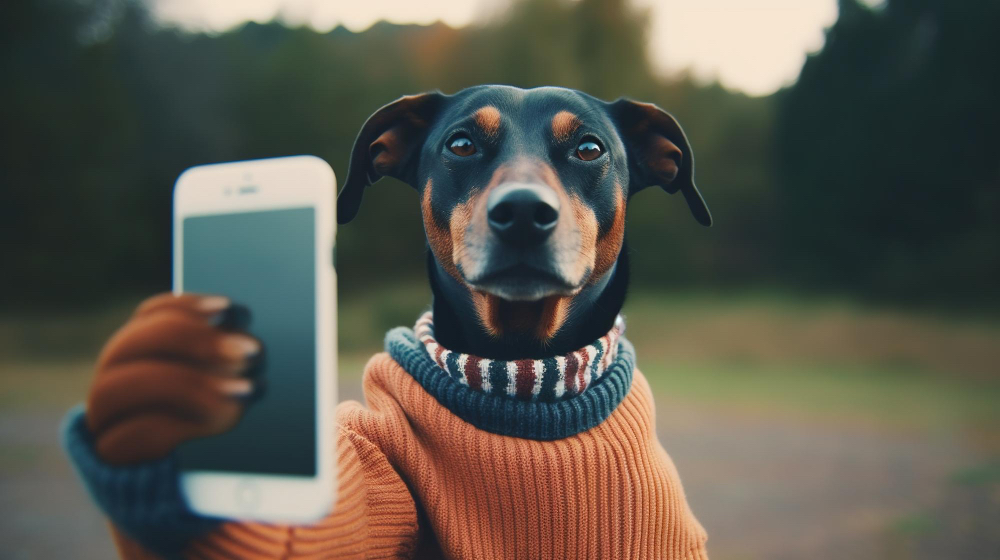 dog-wearing-sweater-sweater-holds-phone-with-word-smart-it-2.jpg